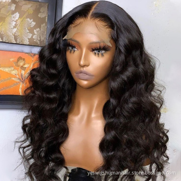 Yeswigs Raw Brazilian Cuticle Aligned Virgin Body Wave Human Hair Full Hd Lace Front Wig For Black Women Lace Closure Wig Vendor
